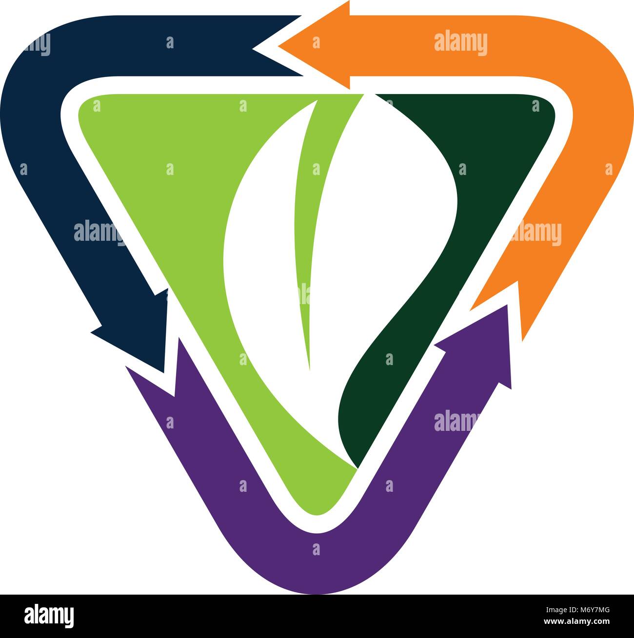 Eco Home Logo Design Template Vector Stock Vektor