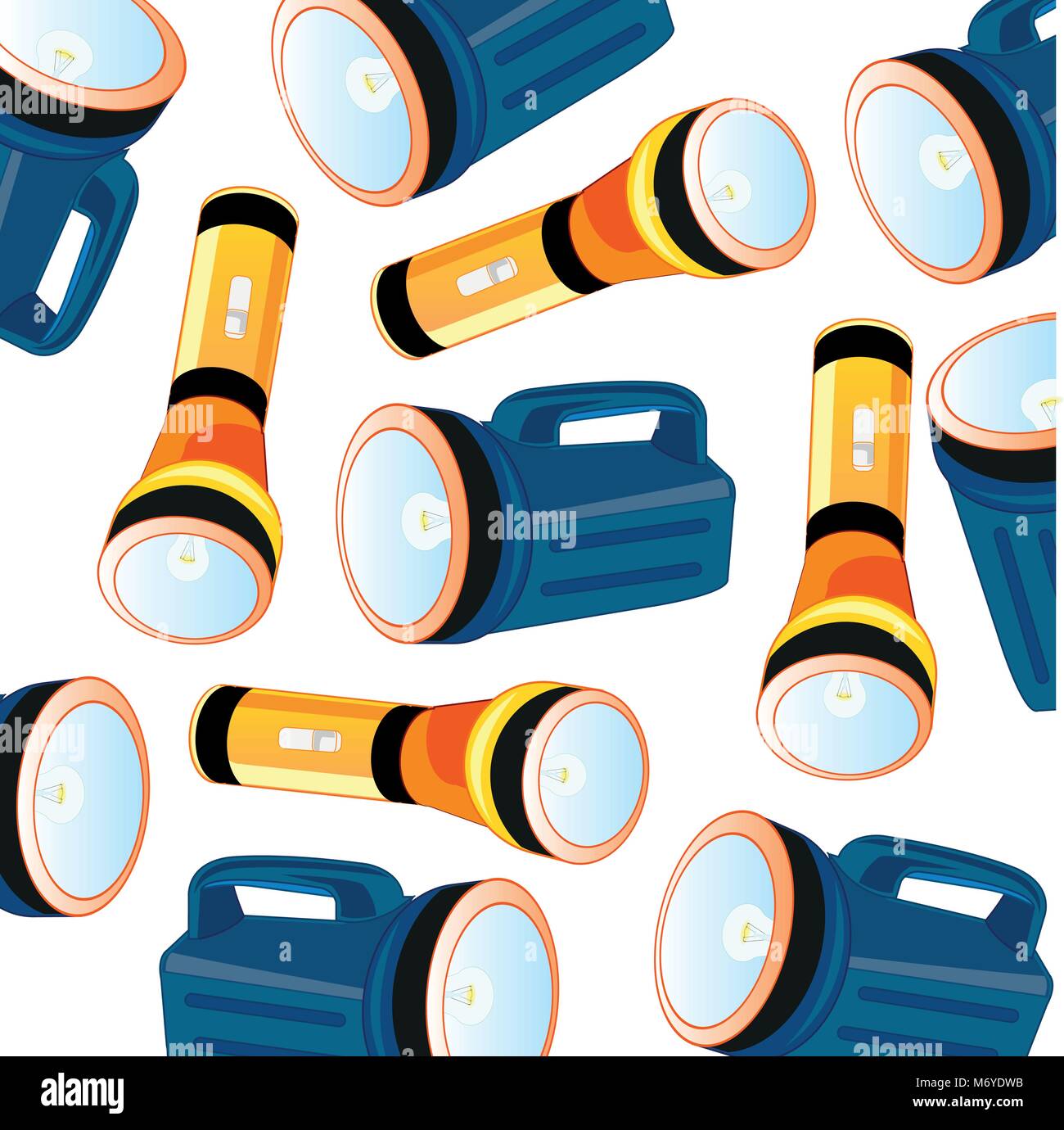 Muster ihre Flash-light Stock Vektor
