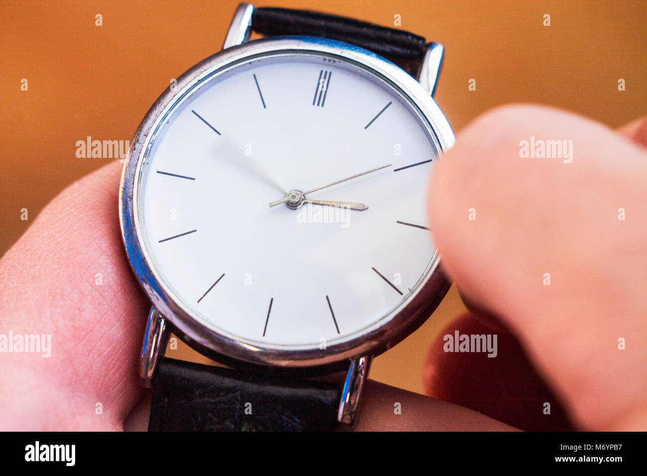 März 11, 2018 - Sommerzeit Stockfoto