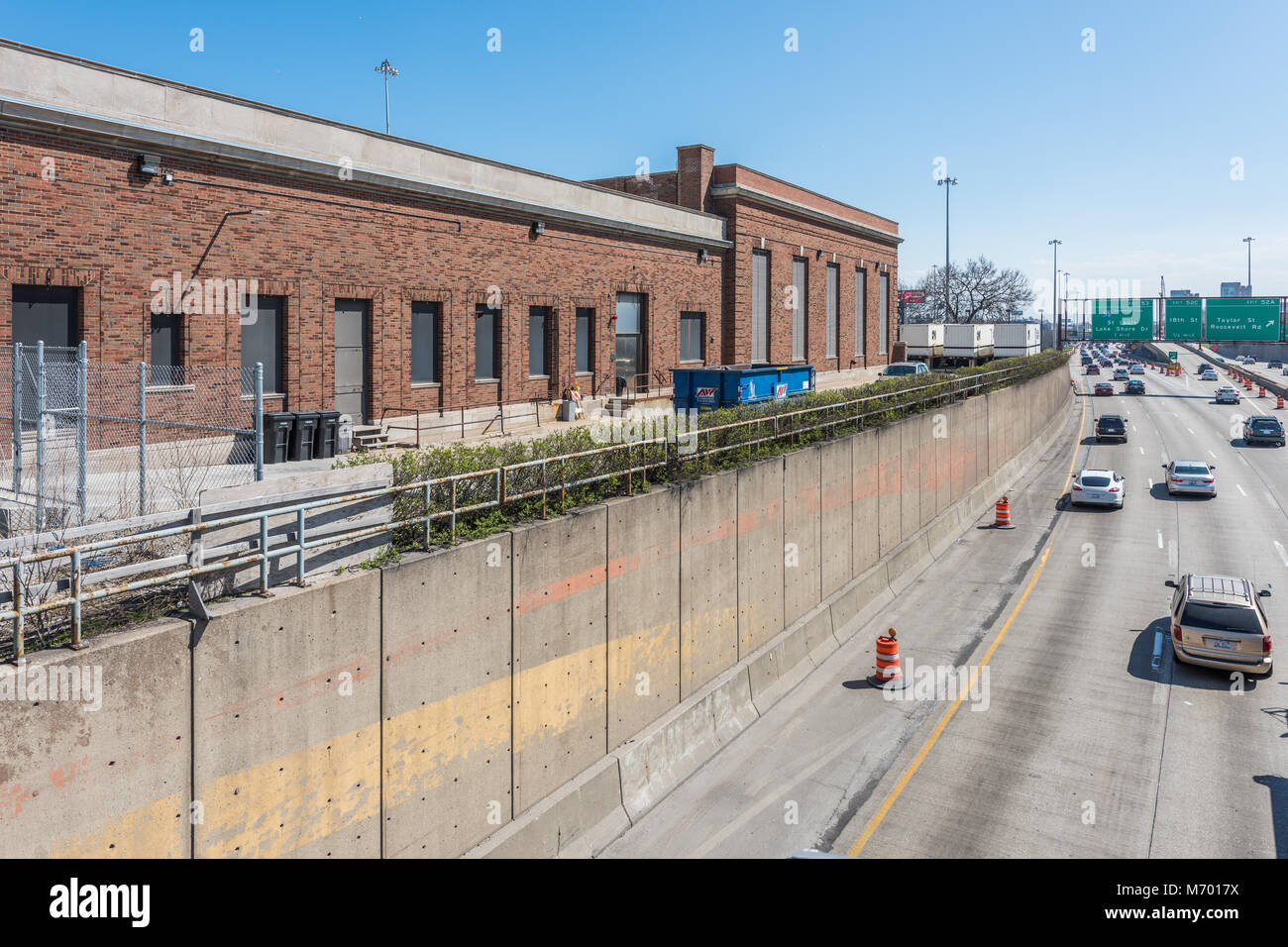 Dan Ryan Expressway Stockfoto