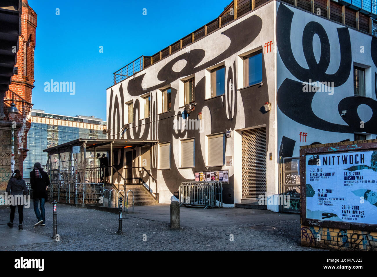 BerlinKreuzberg. Watergate Club. Trendige riverside Night Club und