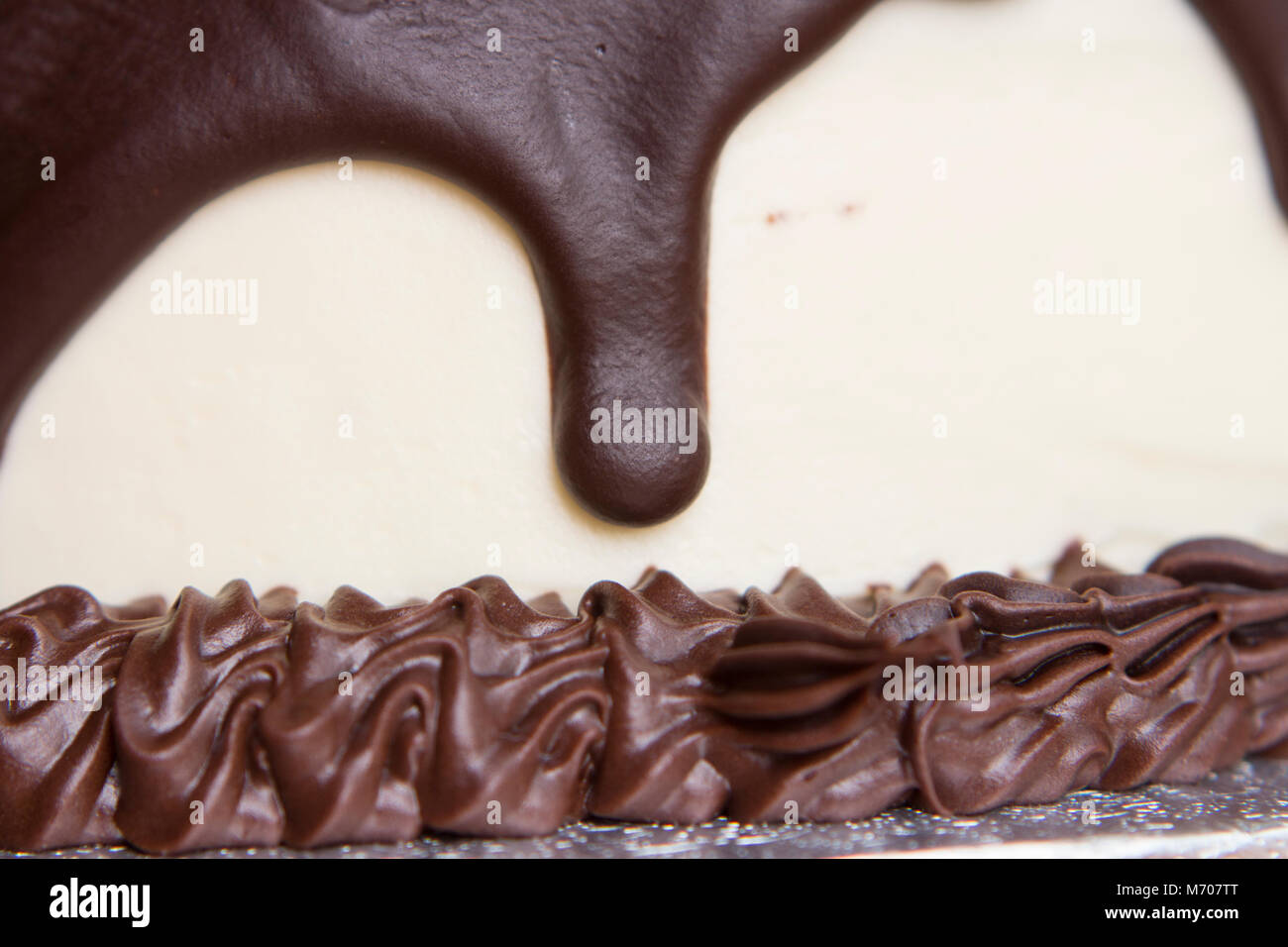 Hausgemachter Schokoladenkuchen Stockfoto