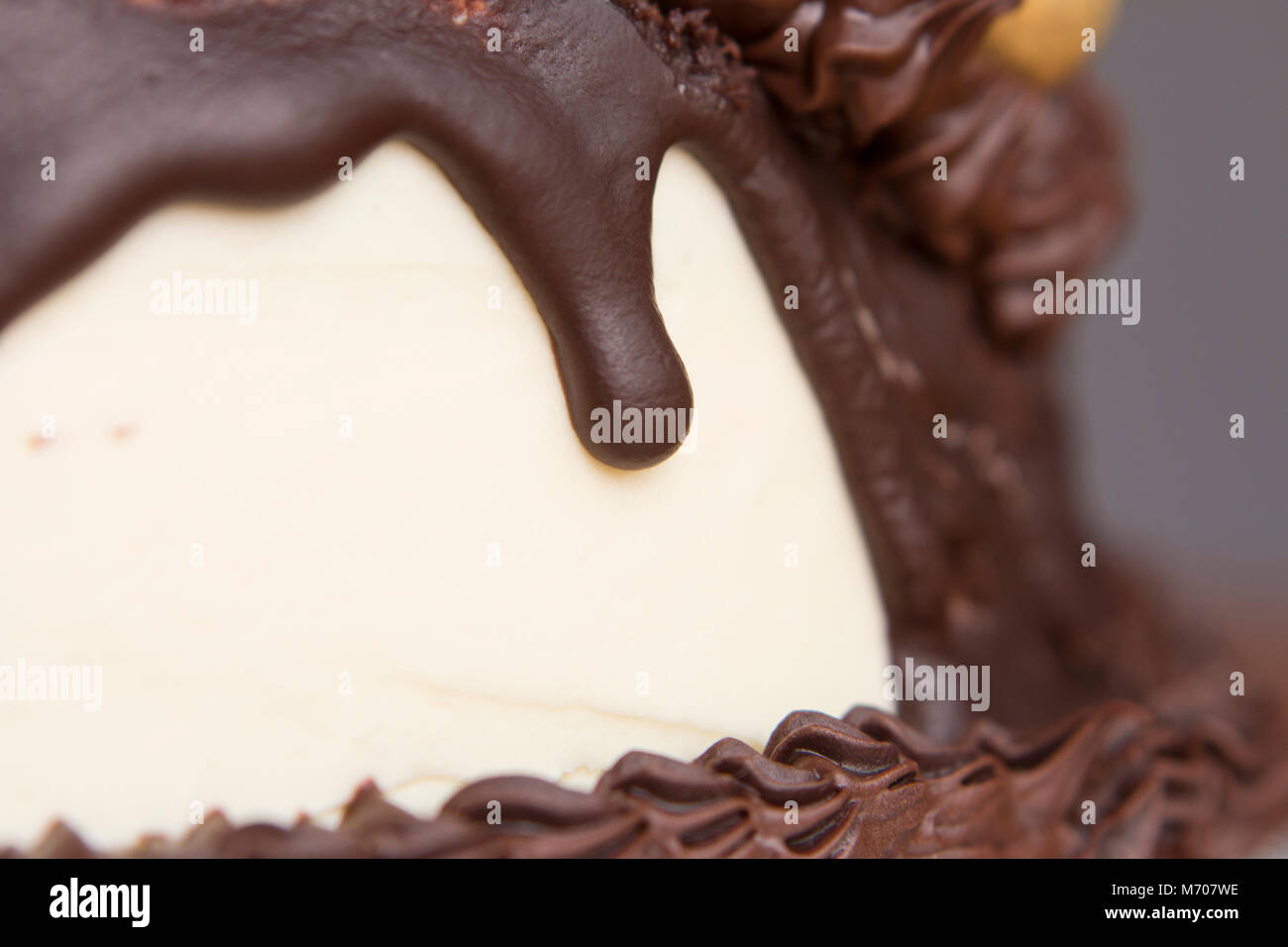 Hausgemachter Schokoladenkuchen Stockfoto