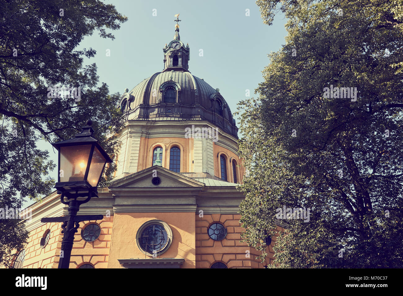 Hedvig Eleonora Kirche, Östermalm, Stockholm, Schweden, Skandinavien. Die achteckige Kirche wurde im Jahr 1737 geweiht Stockfoto