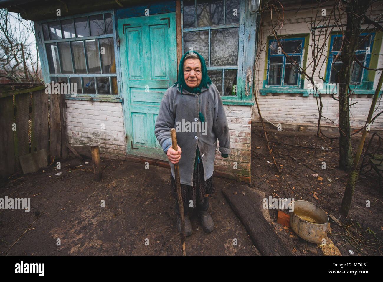 Ukraine, Tschernobyl Sperrzone: Menschen, die wieder in die Sperrzone