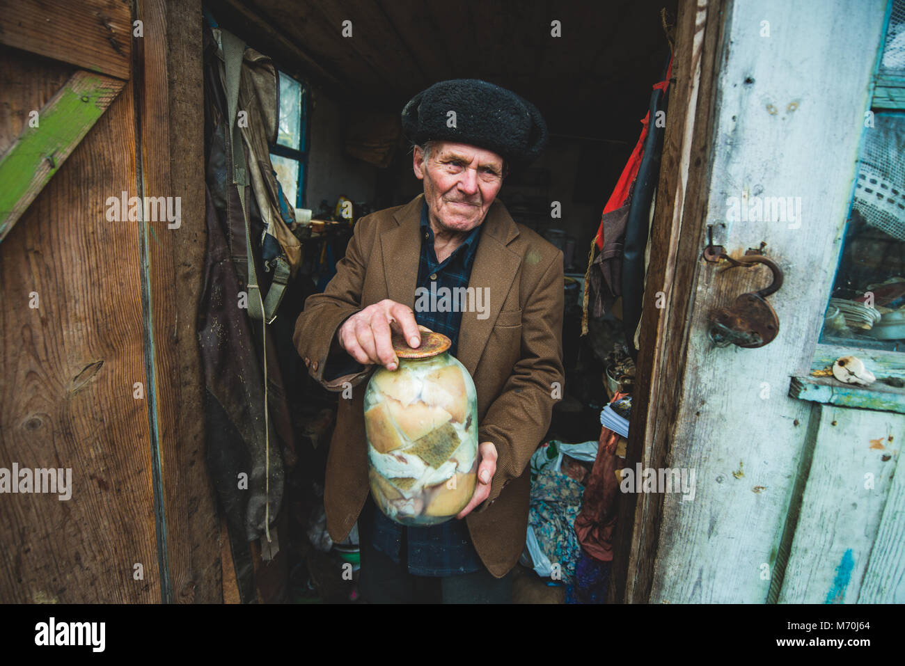 Ukraine, Tschernobyl Sperrzone: Menschen, die wieder in die Sperrzone