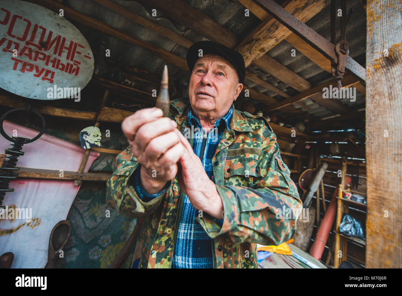 Ukraine, Tschernobyl Sperrzone: Menschen, die wieder in die Sperrzone