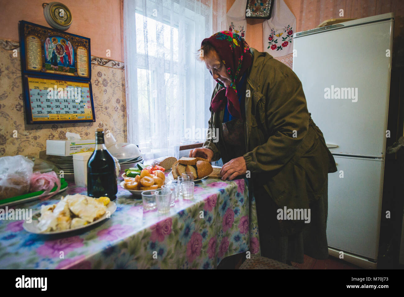 Ukraine, Tschernobyl Sperrzone: Menschen, die wieder in die Sperrzone