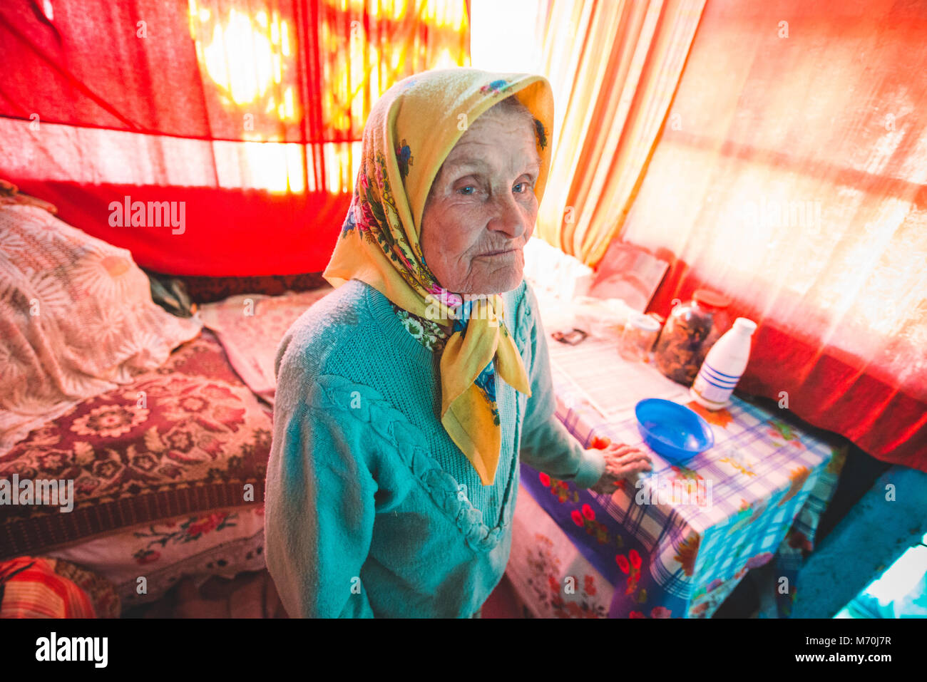 Ukraine, Tschernobyl Sperrzone: Menschen, die wieder in die Sperrzone