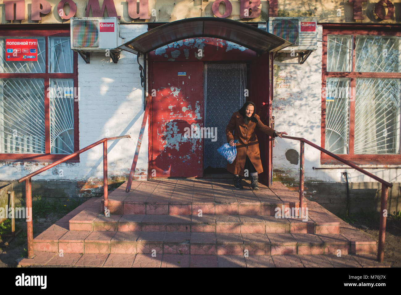 Ukraine, Tschernobyl Sperrzone: Menschen, die wieder in die Sperrzone