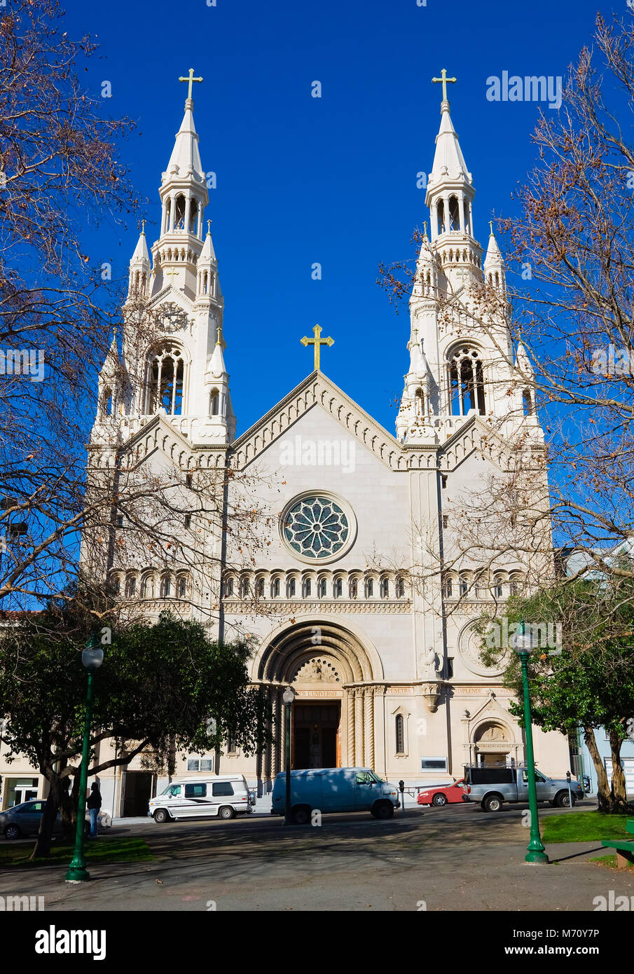 Die Heiligen Petrus und Paulus Kirche, San Francisco Stockfoto
