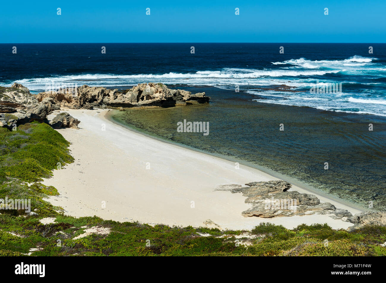 Cape Vlamingh auf Rottnest Island. Stockfoto