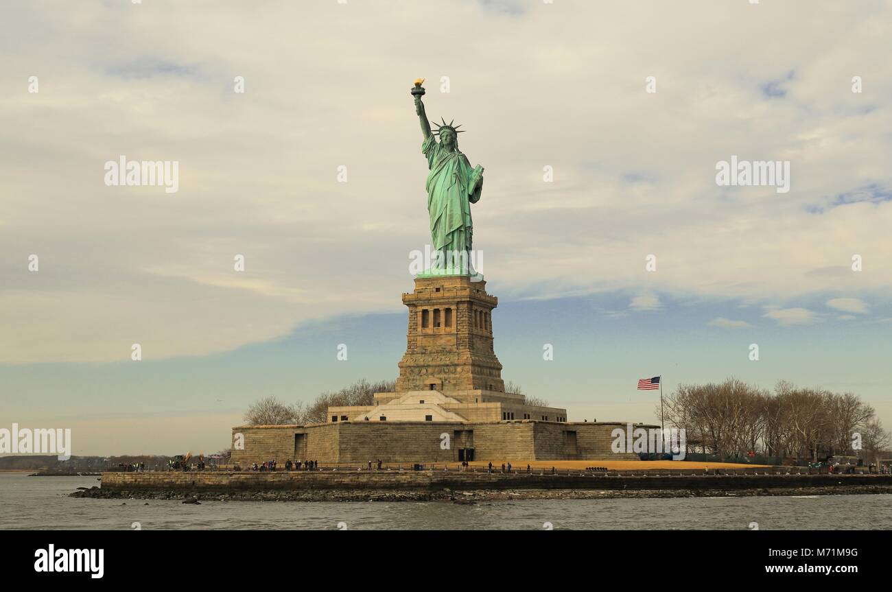 Die Statue of Liberty, New York Stockfoto
