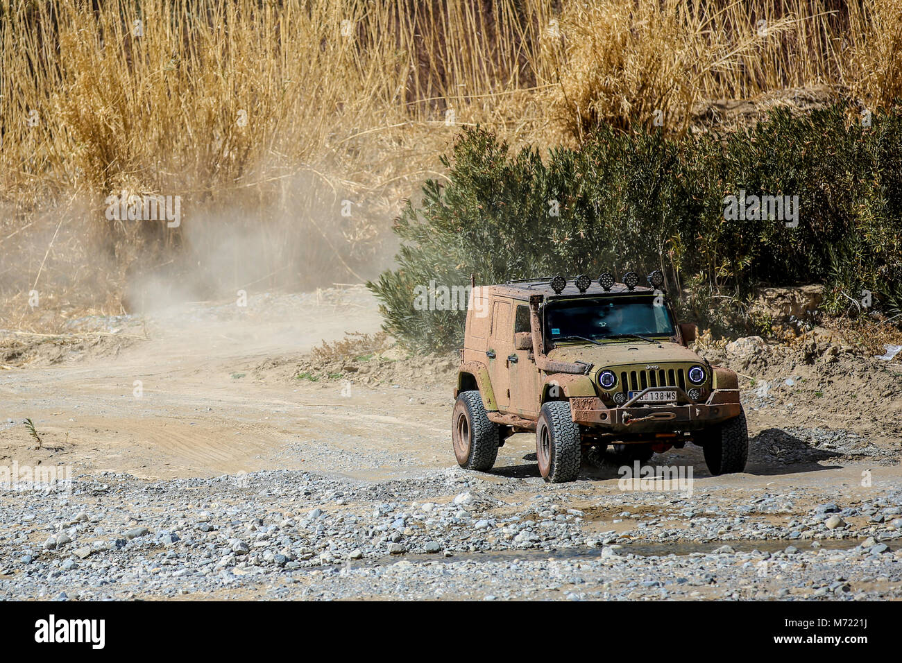 Jeep rubicon in Marokko, Afrika Stockfoto
