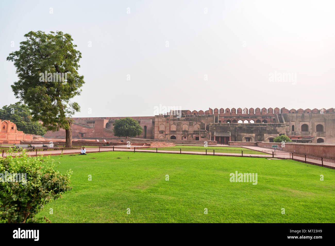 AGRA, INDIEN - NOVEMBER, 2017: Rotes Fort in Agra, Indien Stockfoto