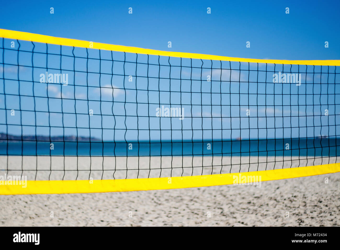 Netz für Volleyball Stockfoto