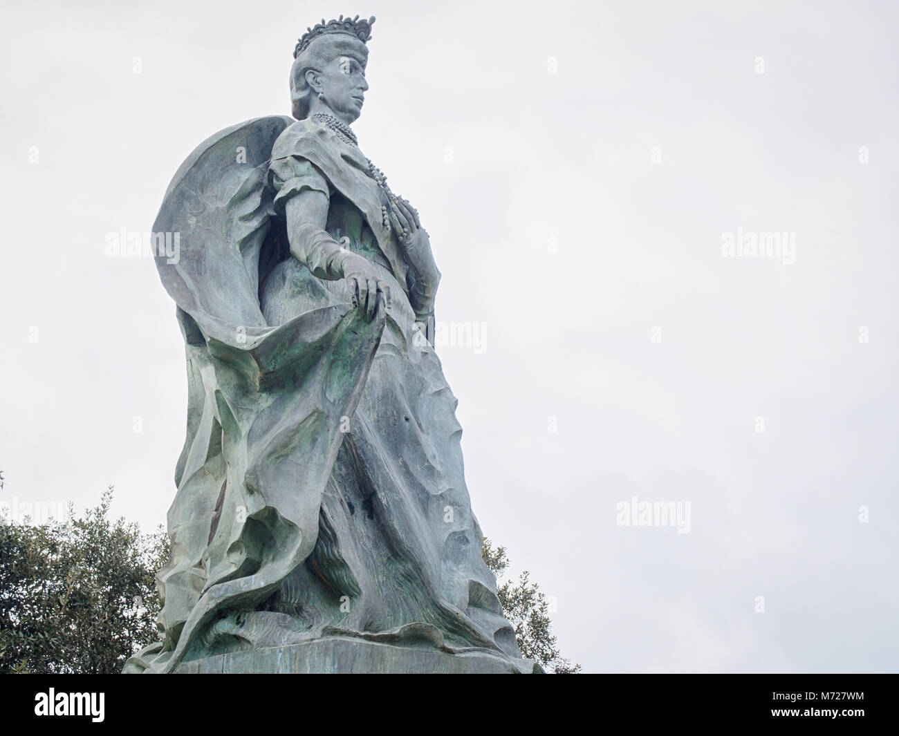 Denkmal für Königin Maria Cristina von Jose Diaz Bueno Stockfoto