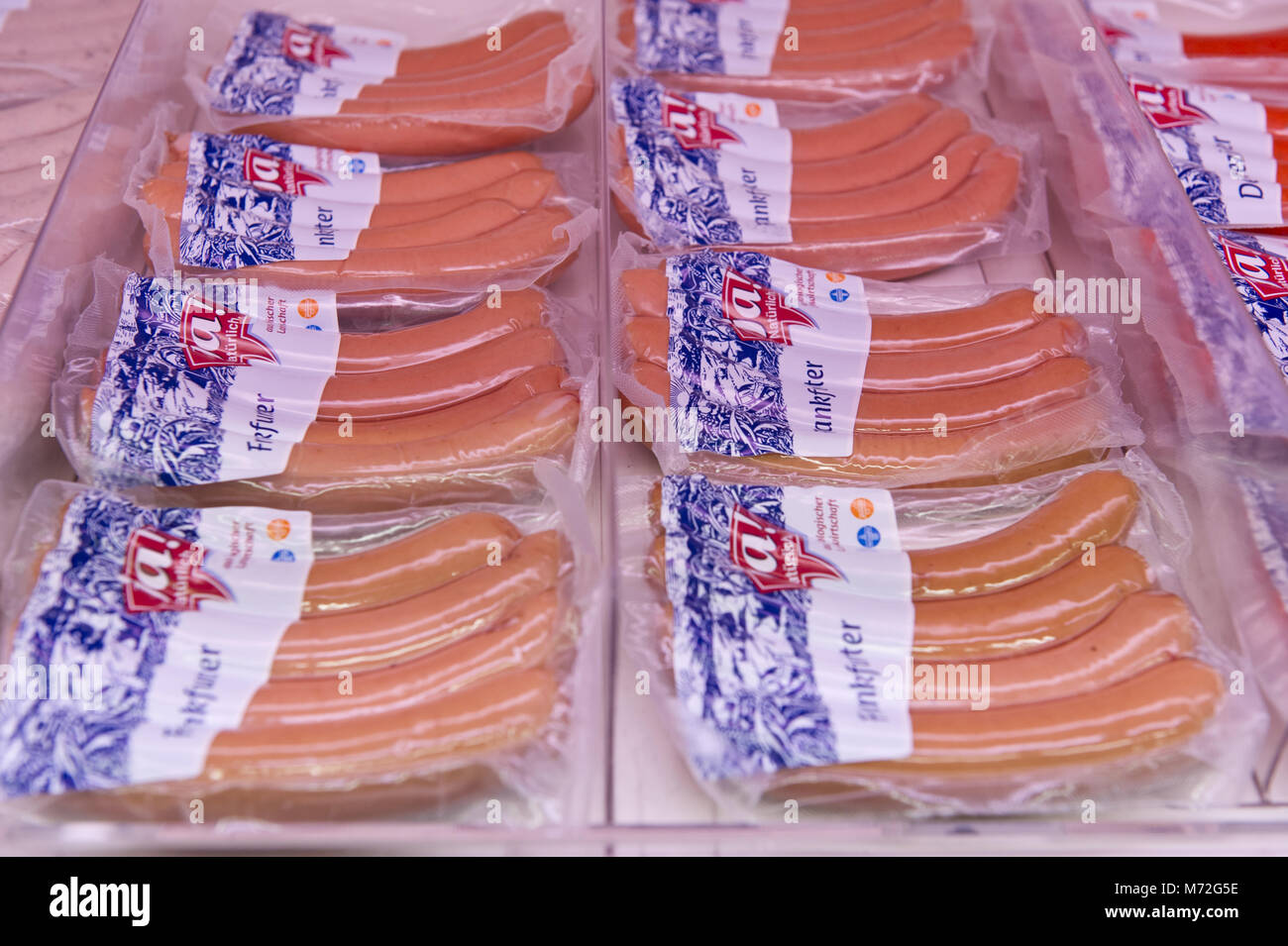 Supermarkt Fleisch 6. Stockfoto