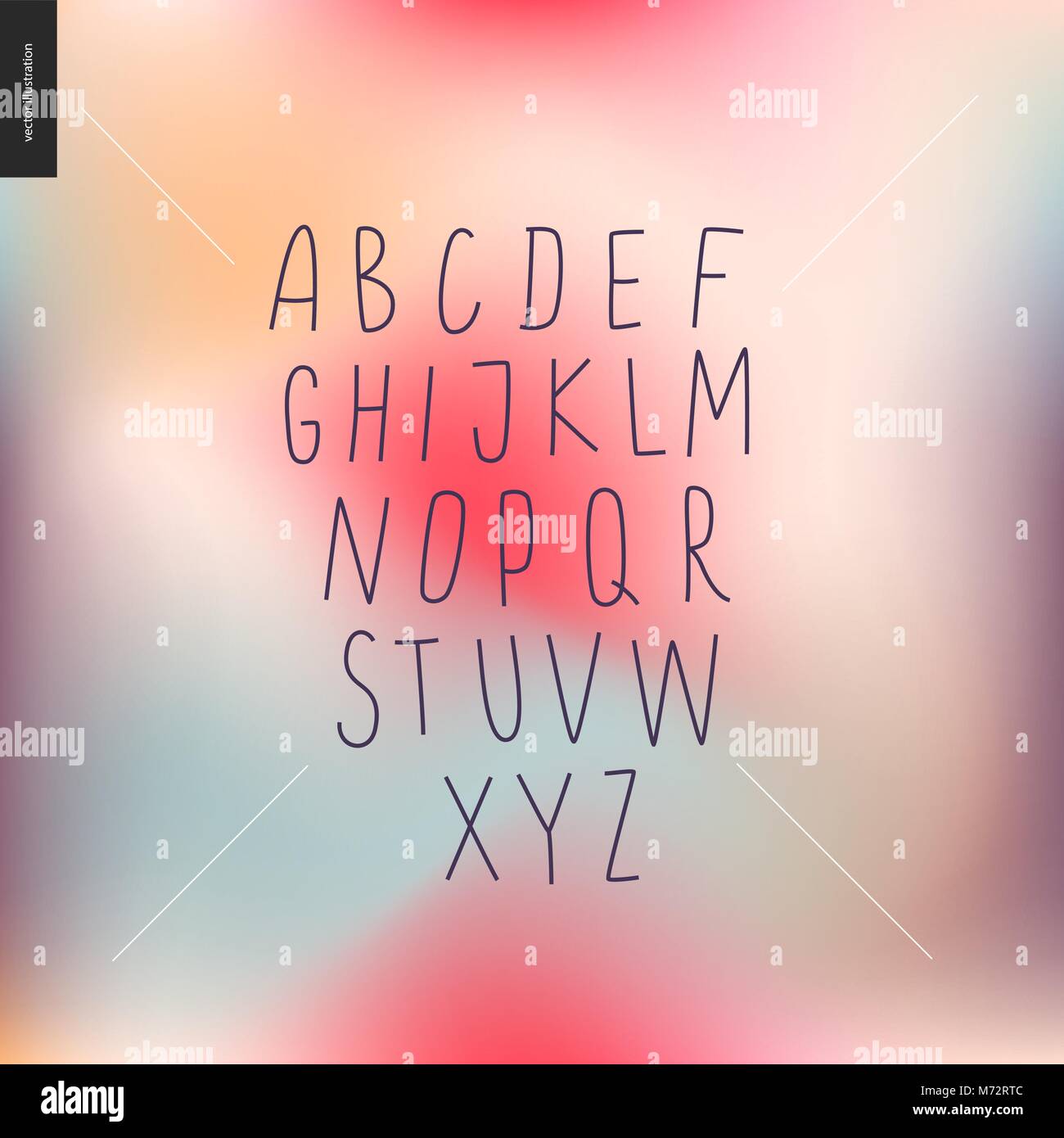 Vektor Großbuchstaben 3 Stock-Vektorgrafik - Alamy