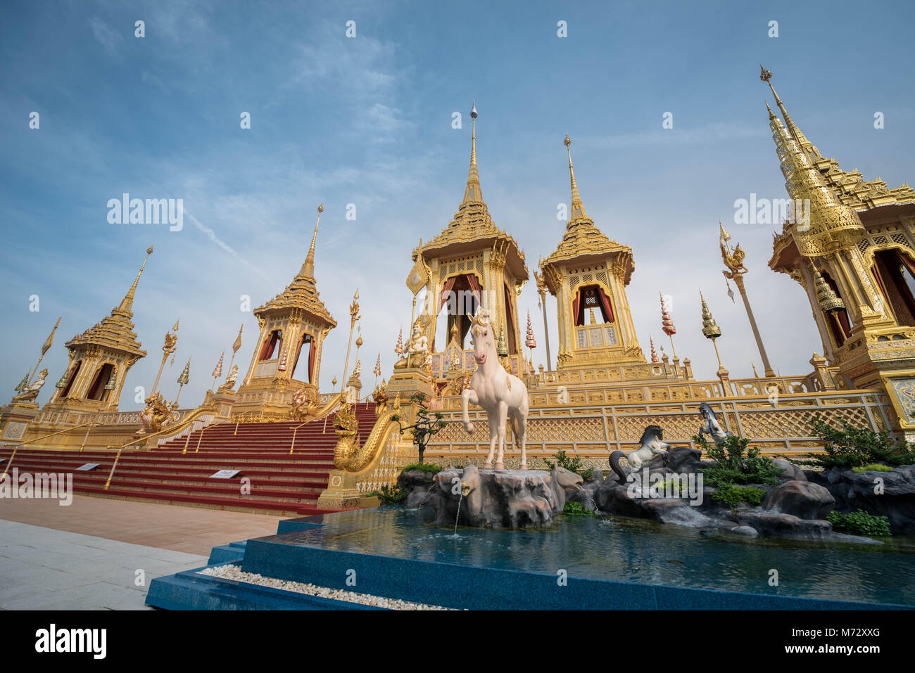 Der König von Thailand Krematorium Stockfoto