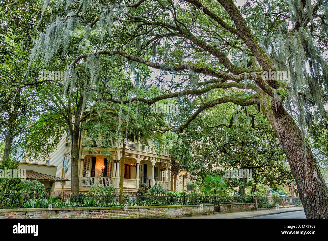 Magnolia Hall Gebäude in Savannah, Georgia Stockfoto