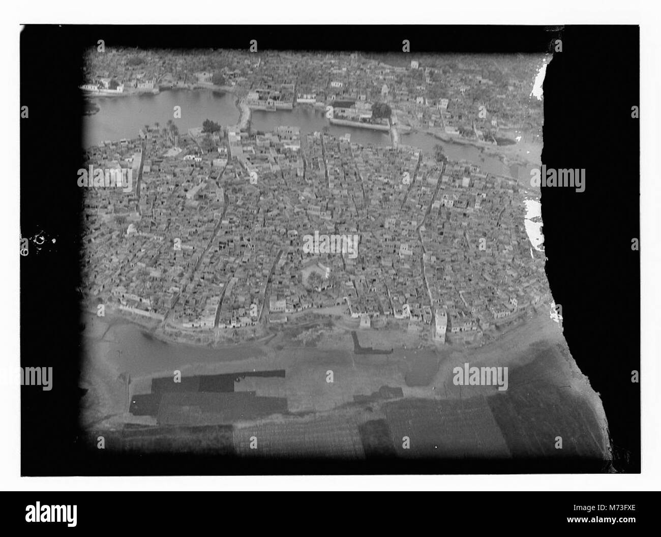 Luftaufnahmen des Galiläischen Meeres, Jerusalems, des Jordaniens und Ammans, die die historische und geografische Bedeutung dieser Wahrzeichen im Nahen Osten zeigen. Stockfoto