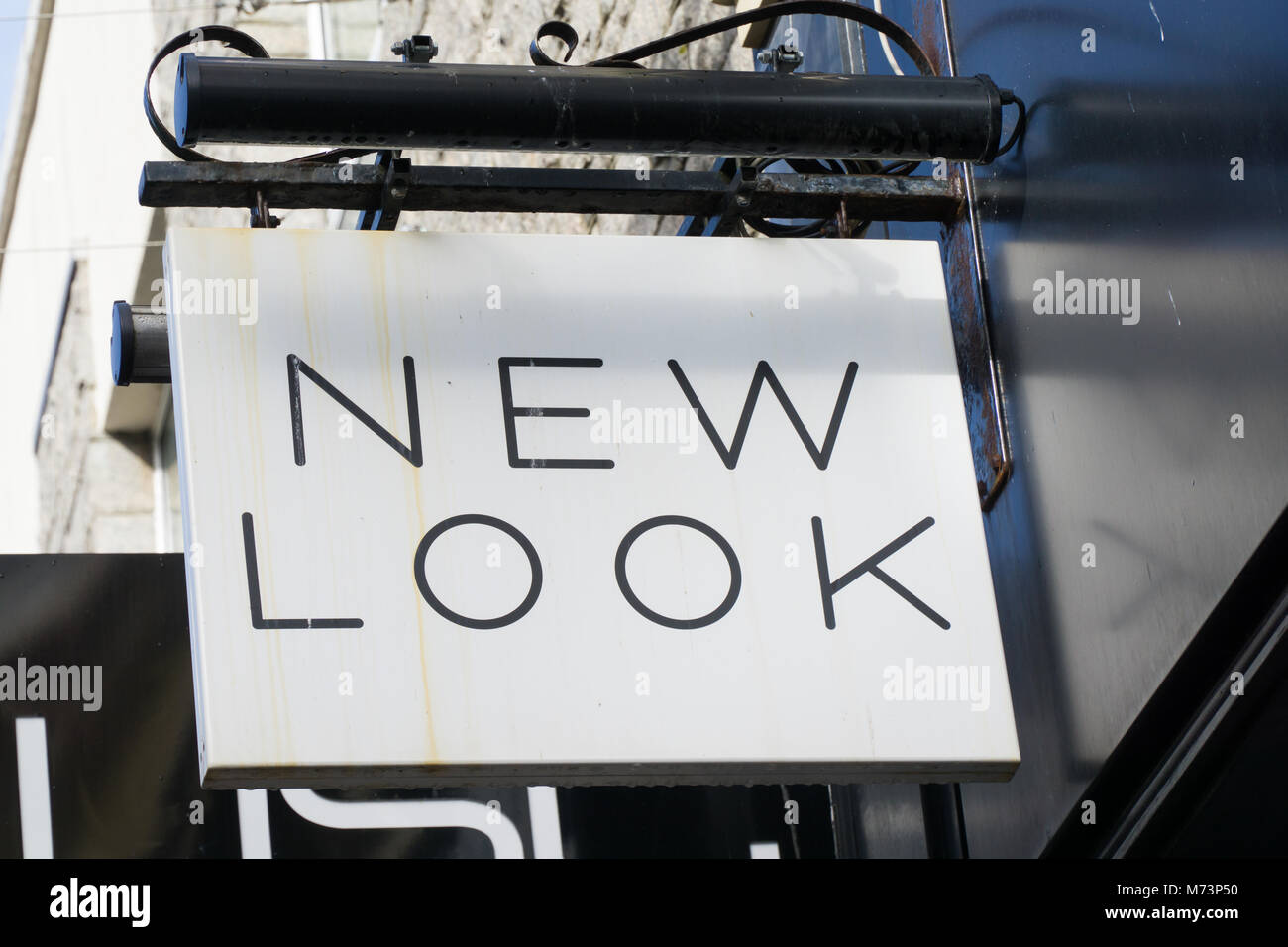 Jersey, UK. 8. März, 2018. Der Jersey Zweig der High Street Fashion Retailer neuer Look ist derzeit nicht einen der Stores für Schließung der Credit: bildergallerie 2/Alamy leben Nachrichten Stockfoto