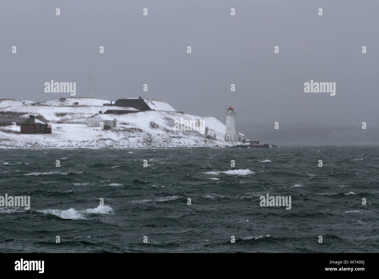 Halifax, Kanada. 8 Mär, 2018. Eine späte winter Sturm holt unordentlich Wetter nach Halifax, N.S., Jan. 08, 2018. Quelle: Lee Brown/Alamy leben Nachrichten Stockfoto