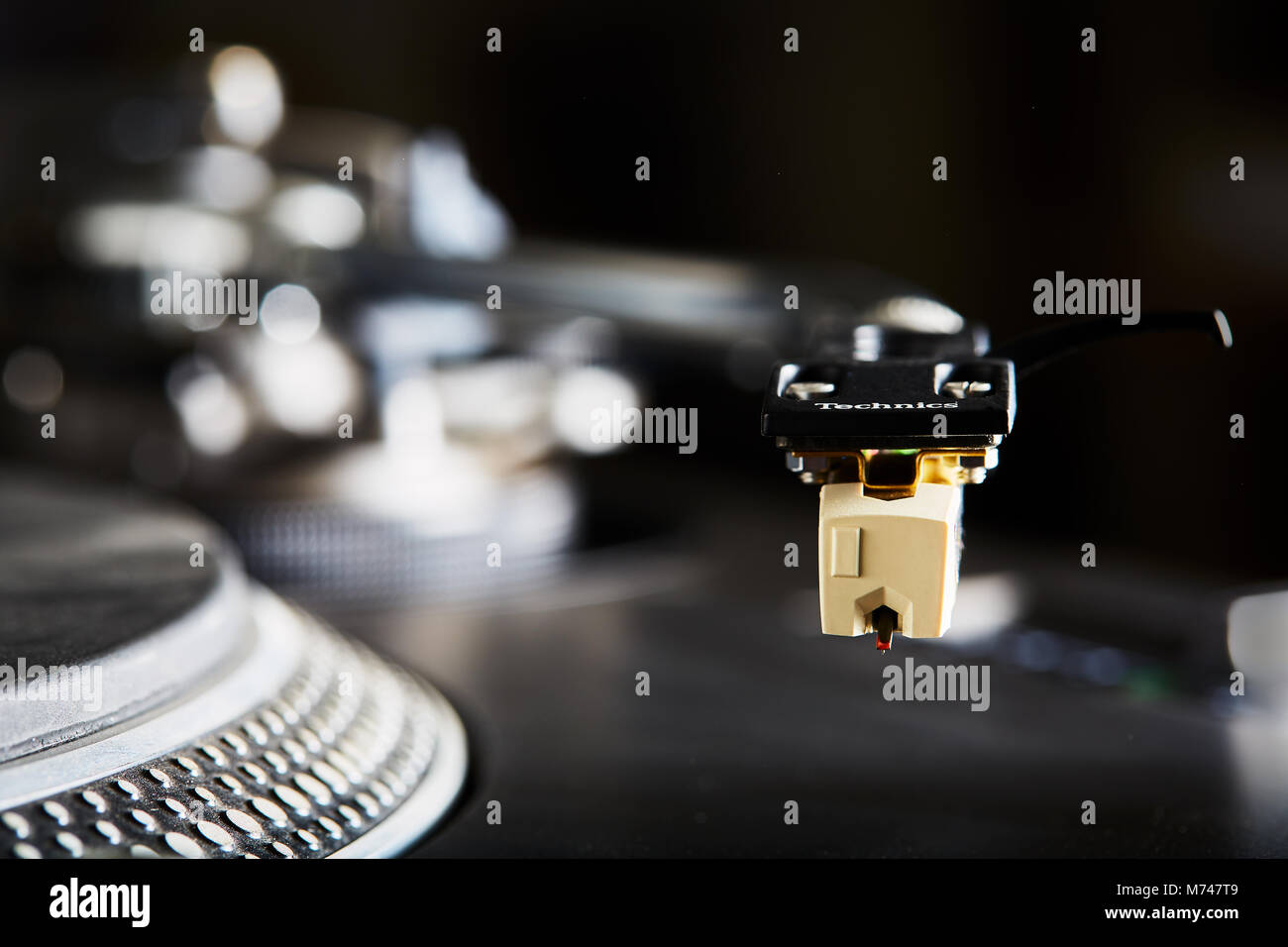 Technics 1210 Mk II Stockfoto