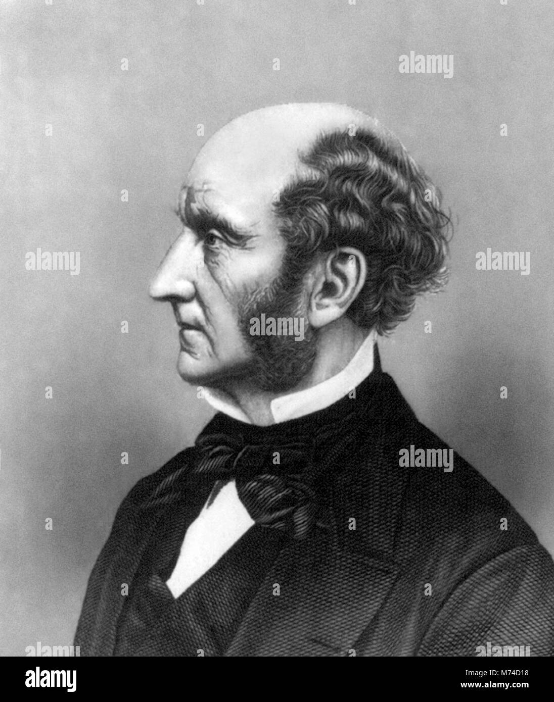 John Stuart Mill (1806-1873) Stockfoto