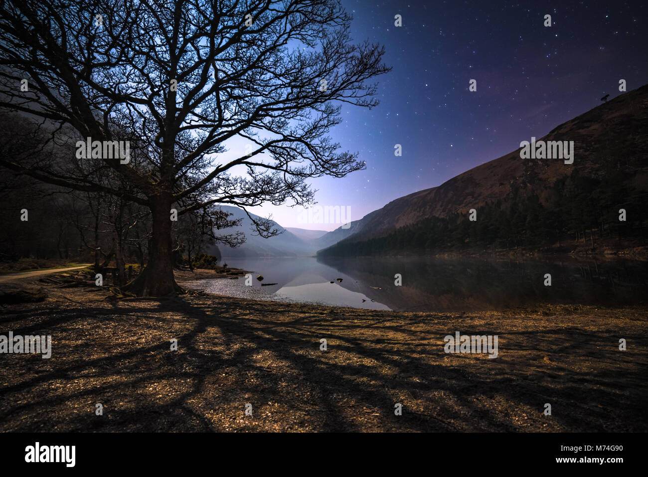 Glendalough, Wicklow Mountains - Irland Stockfoto