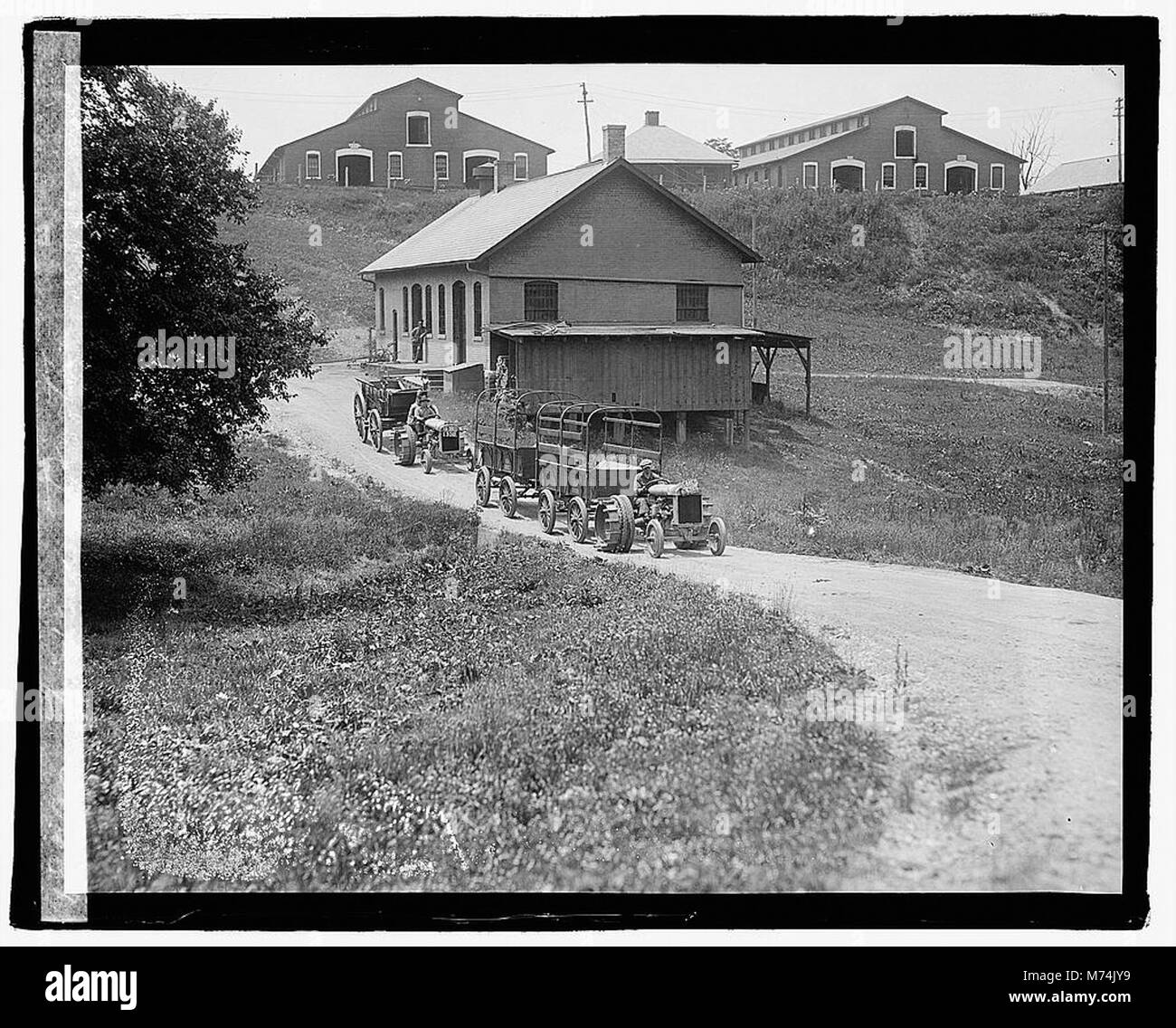 Fordson Tractors, ein früheres Modell landwirtschaftlicher Maschinen, revolutionierte die landwirtschaftliche Technik im frühen 20. Jahrhundert. Die Marke Fordson wurde zum Synonym für die maschinelle Landwirtschaft. Stockfoto