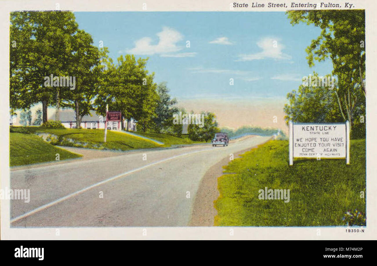 Fulton KY-Line Street (NBY) 429157 Stockfoto