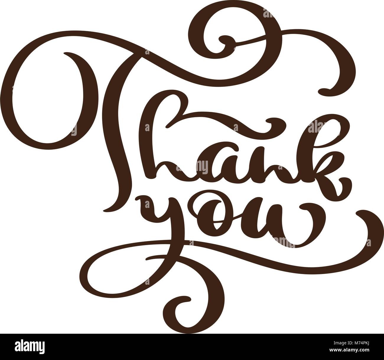 Vielen Dank text handschriftliche Beschriftung. Handgezeichneten