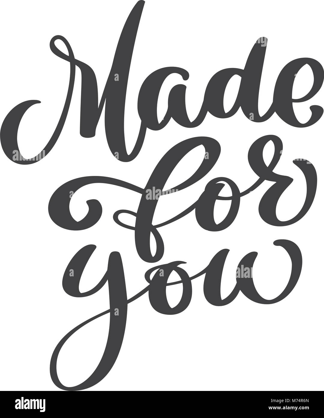 Für sie Text, Hand gezeichnet Baumschule Plakat mit handdrawn Schriftzug. Vector Illustration Stock Vektor