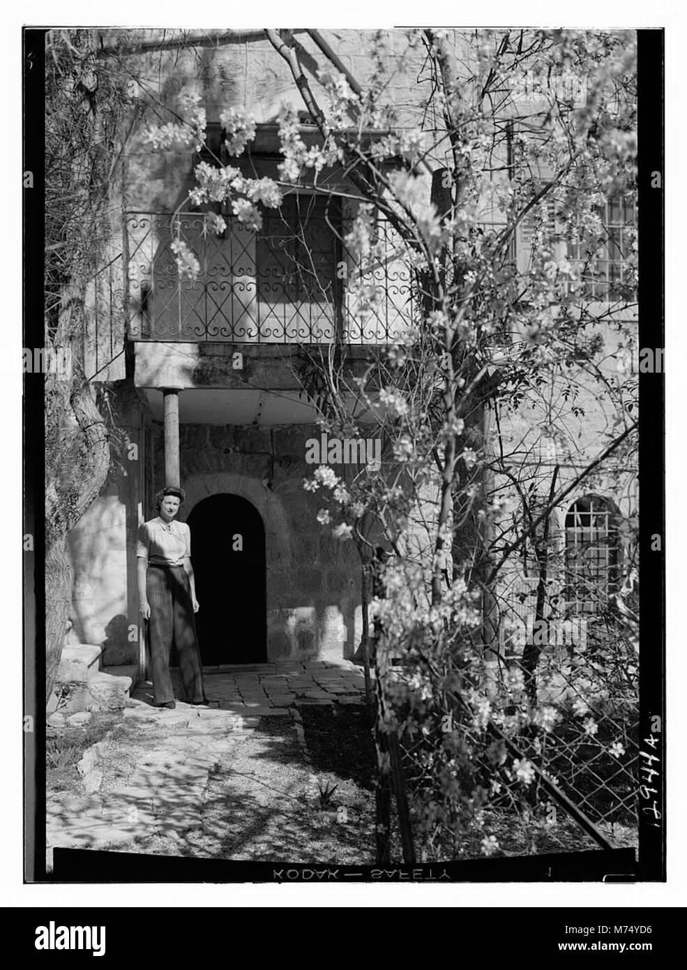 Haus & Zimmer von Frau Lang, Deutsche Kolonie, März 2, '44 LOC 12480 matpc. Stockfoto