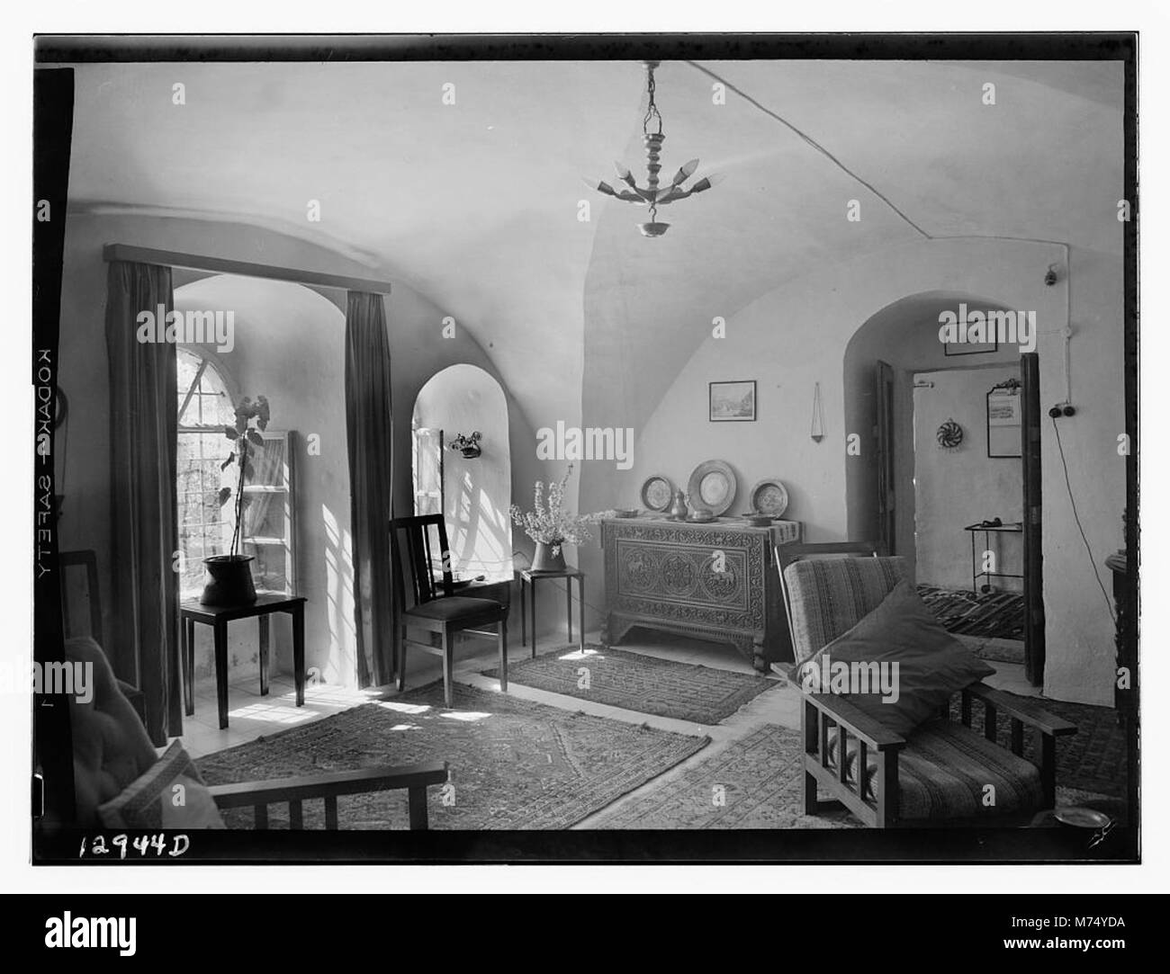 Haus & Zimmer von Frau Lang, Deutsche Kolonie, März 2, '44 LOC 12483 matpc. Stockfoto