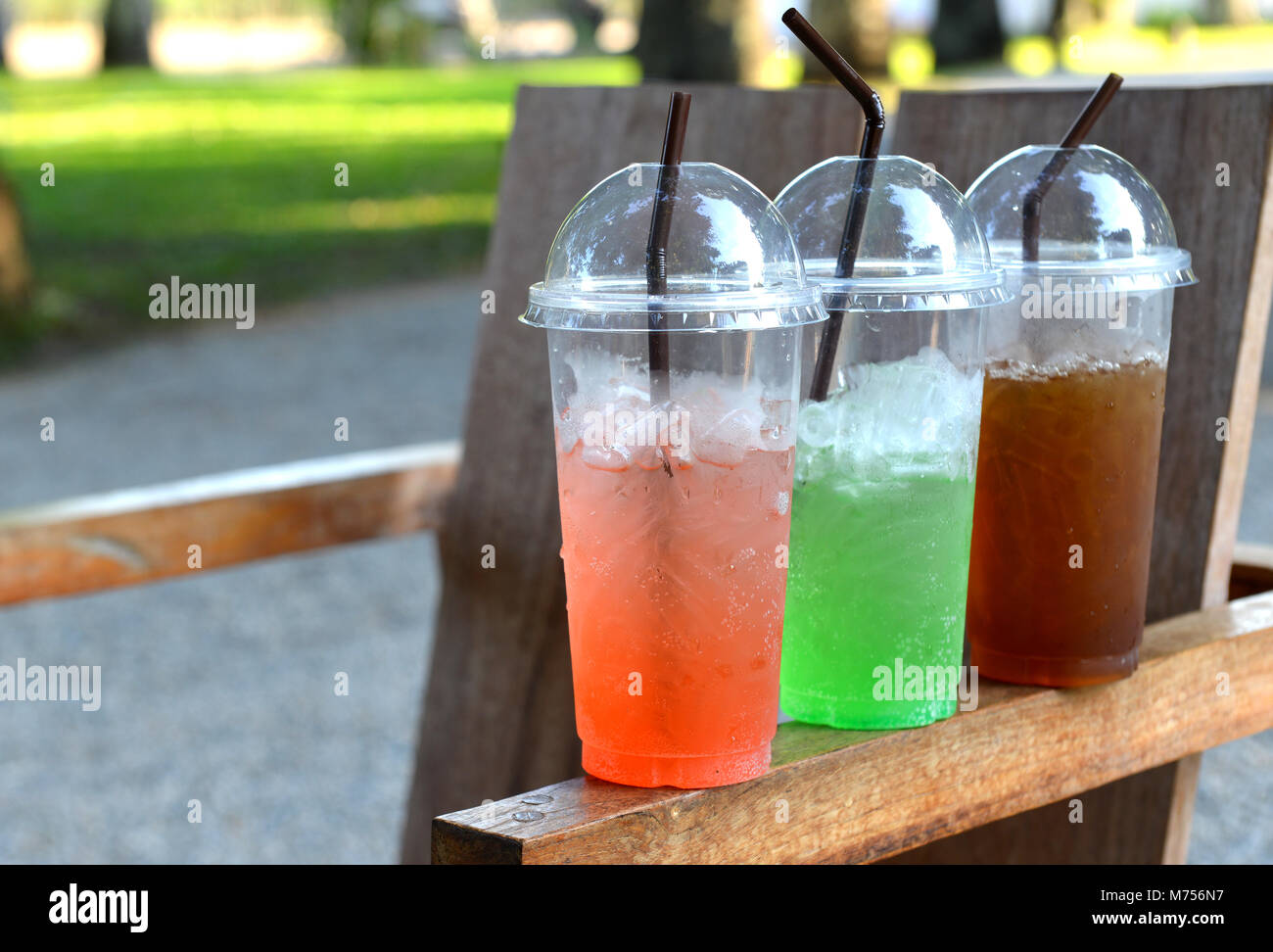 Günstige Sommer Straße Eis süsses Getränk Stockfoto