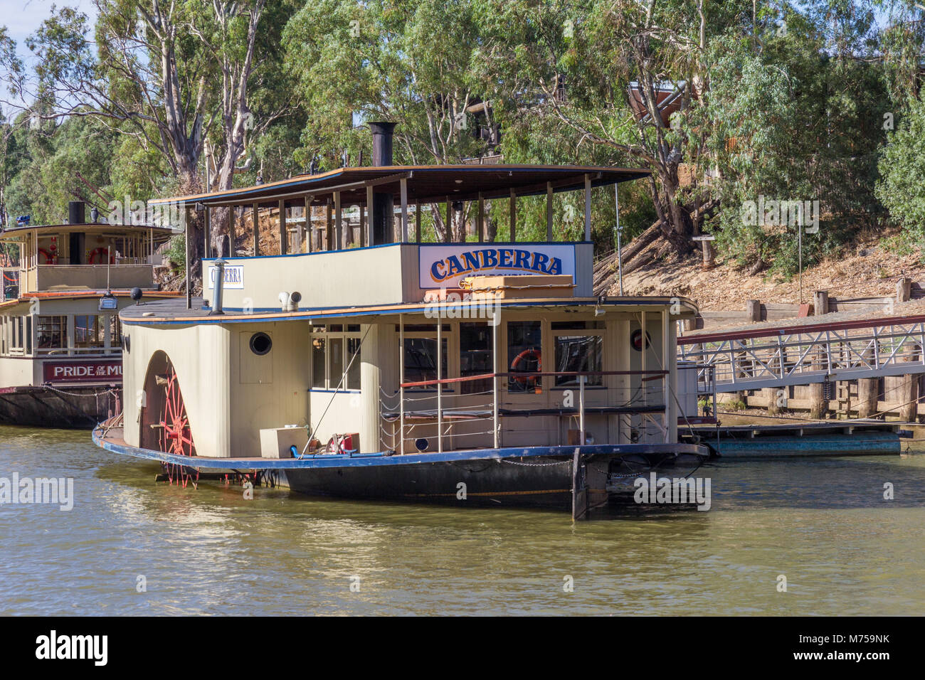 Raddampfer, Canberra, Australien, Murray River, Echuca, Victoria, Australien Stockfoto