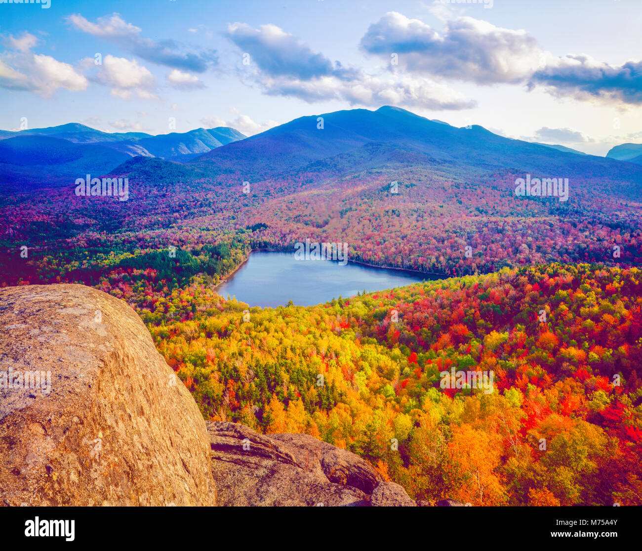 Herzen See von Mt. Jo, Adirondack Park, New York in der Nähe von Lake