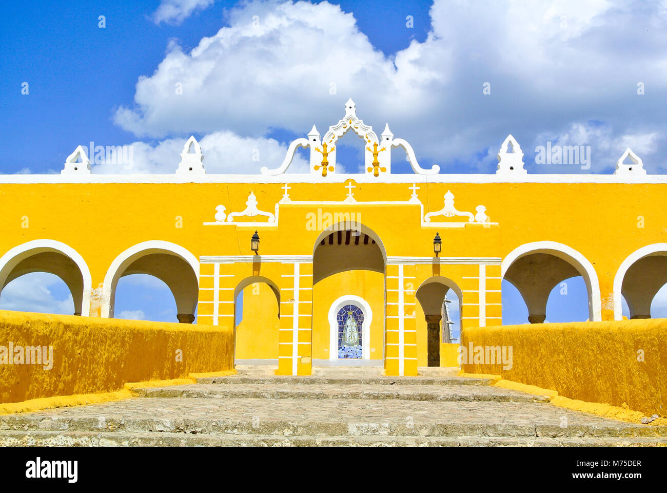 Kloster San Antonio de Padua, Izamal, Yucatan, Mexiko Stockfoto