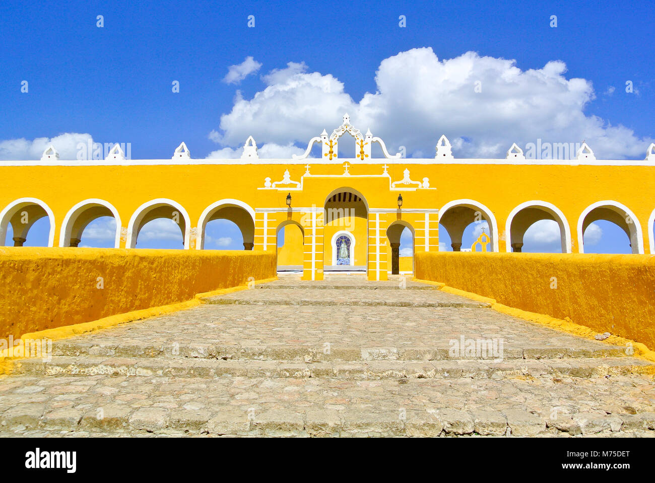 Kloster San Antonio de Padua, Izamal, Yucatan, Mexiko Stockfoto