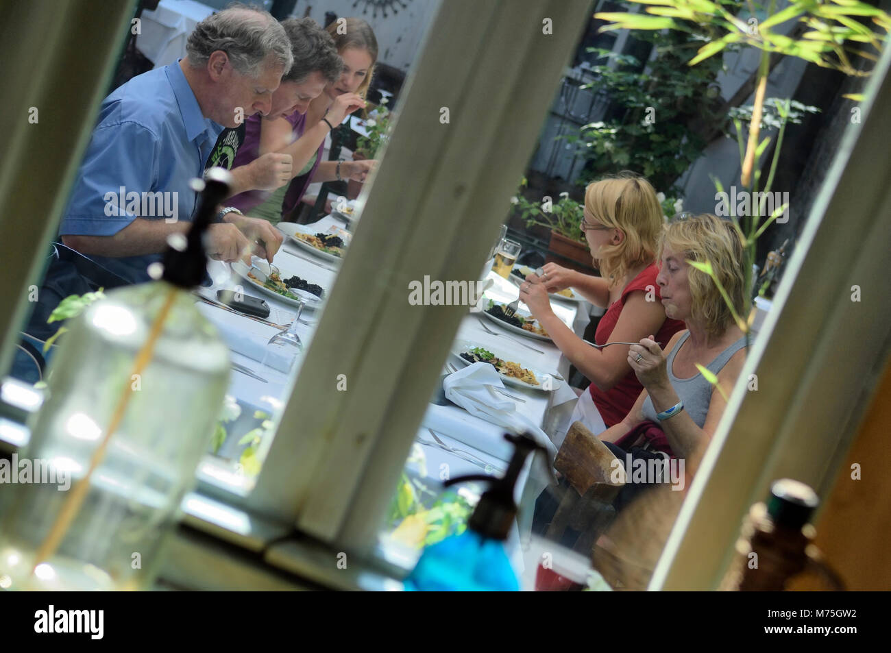 Restaurant Diners, Ljubljana, Slowenien, Europa Stockfoto