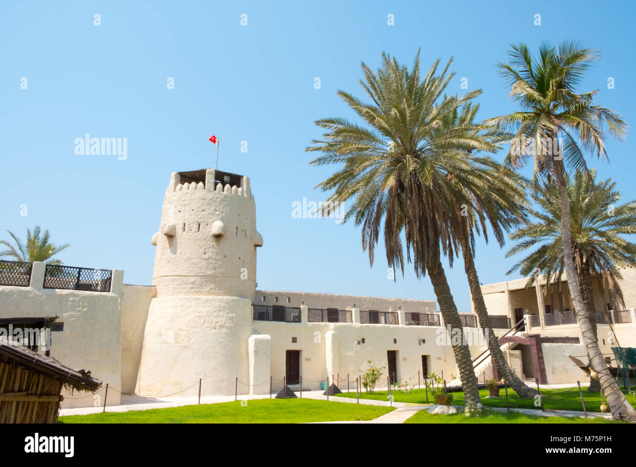 Umm al Quwain National Museum und Fort, Vereinigte Arabische Emirate Stockfoto