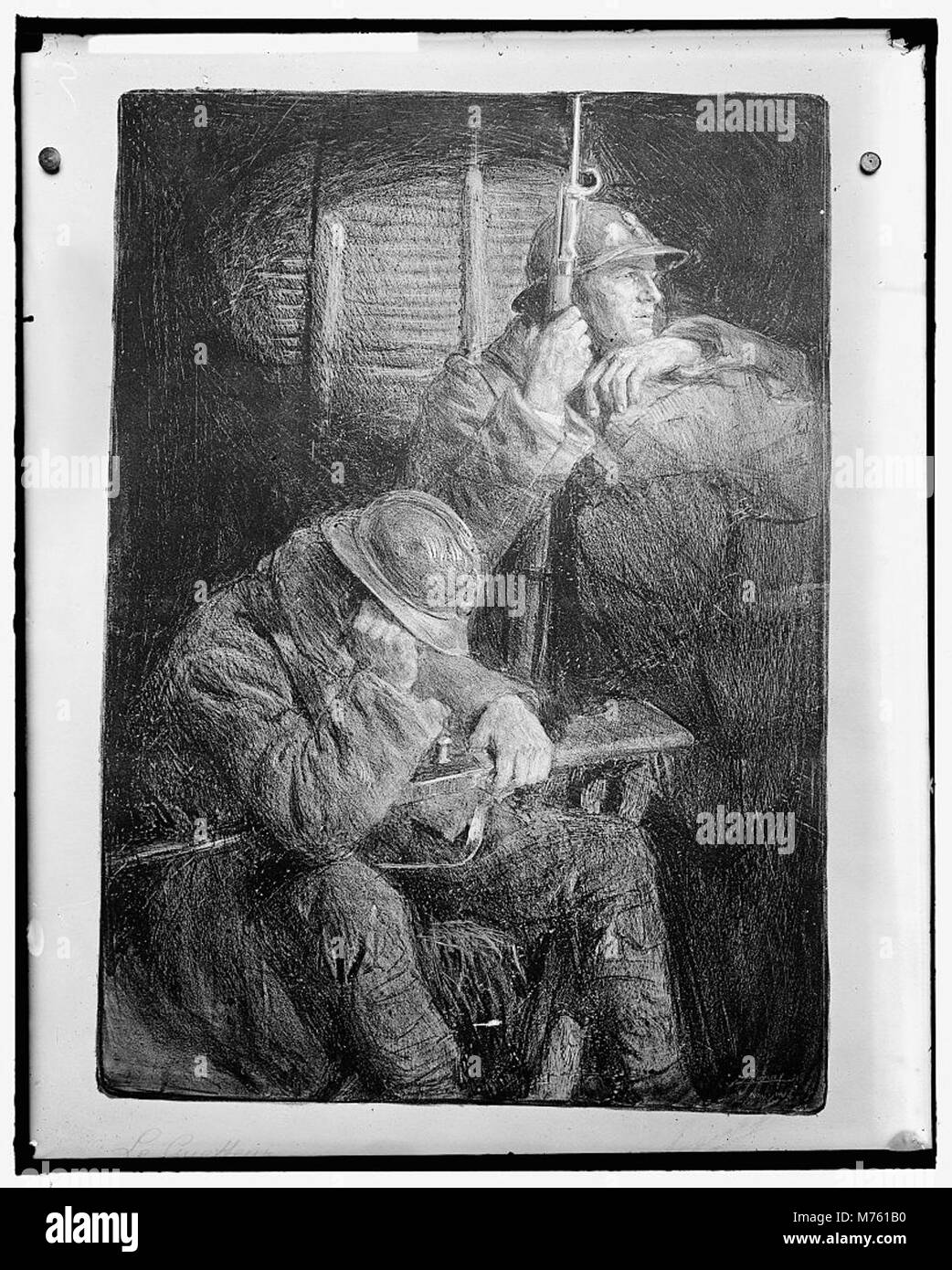 Jonas Lithographers war eine bemerkenswerte Druckerei, die zur Verbreitung von Drucksachen im frühen 20. Jahrhundert beitrug. Dieses Bild stellt wahrscheinlich eines ihrer wichtigsten Werke oder Abzüge dar. Stockfoto