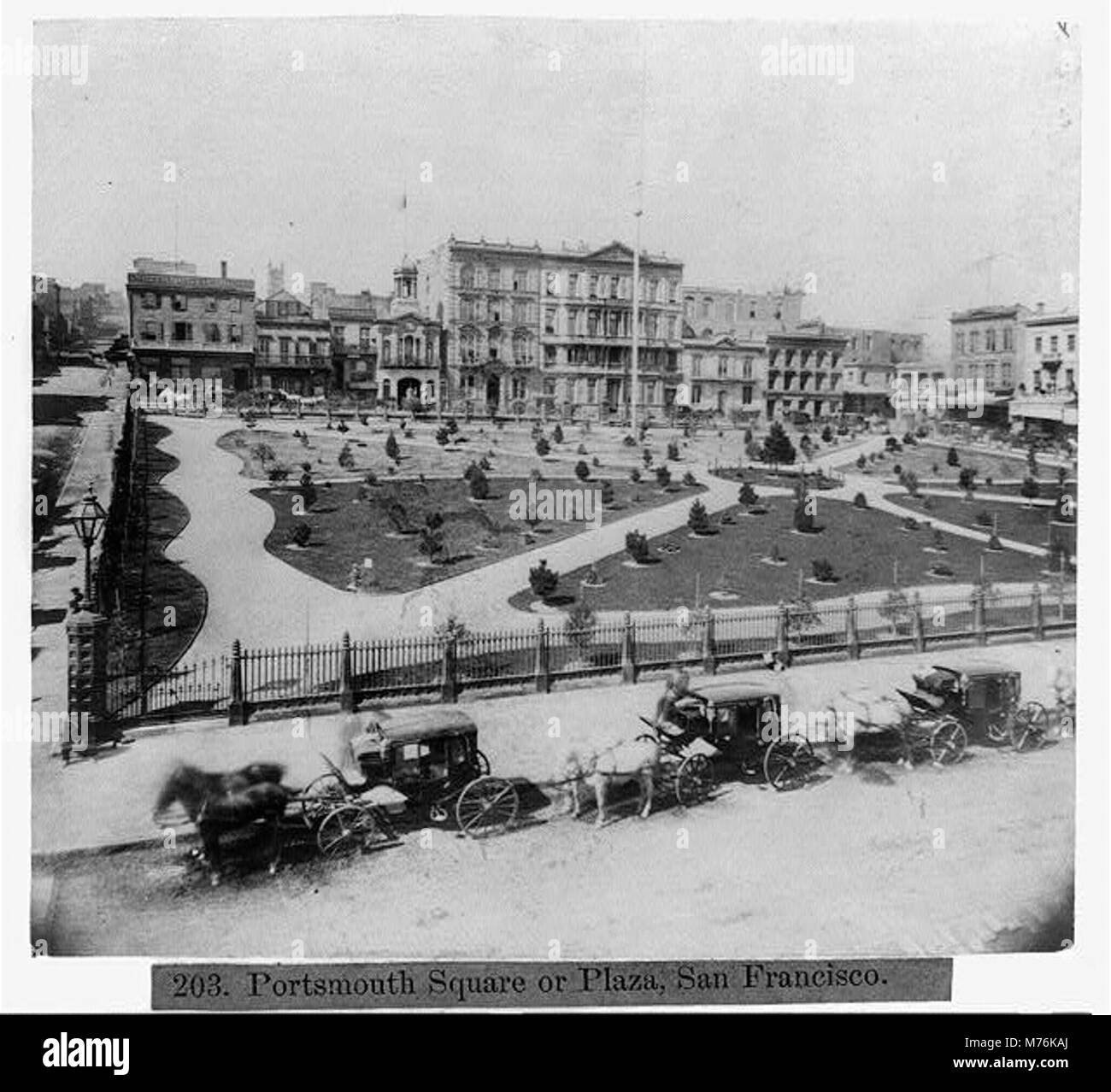 Portsmouth Square oder Plaza, San Francisco LCCN 2002724167 Stockfoto