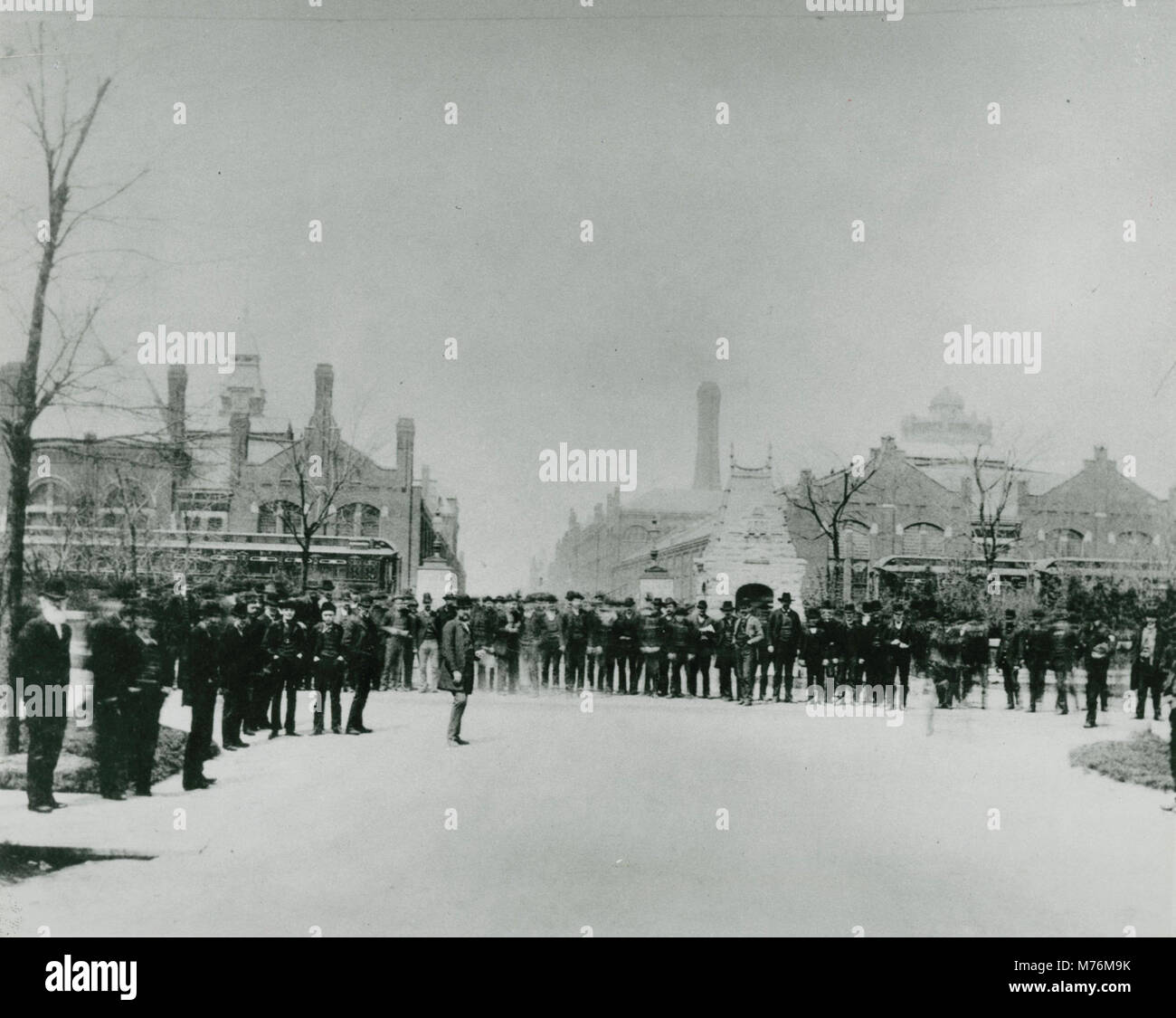 Pullman strike, 1894 (NBY 1375) Stockfoto