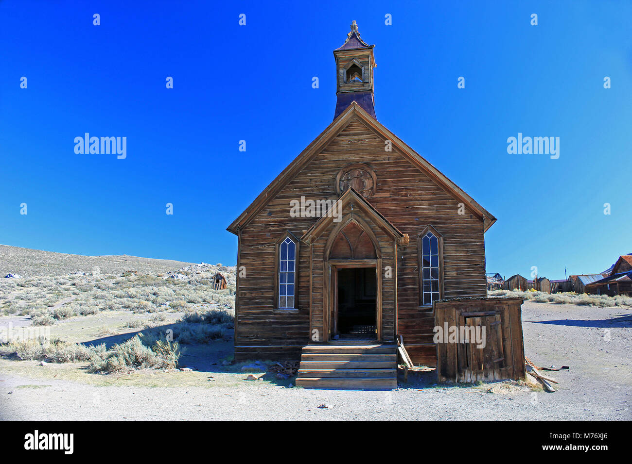 Geisterstadt Bodie, Kalifornien Stockfoto