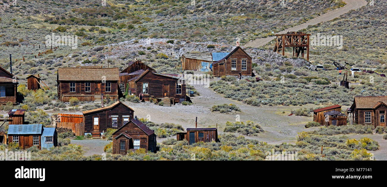 Geisterstadt Bodie, Kalifornien Stockfoto