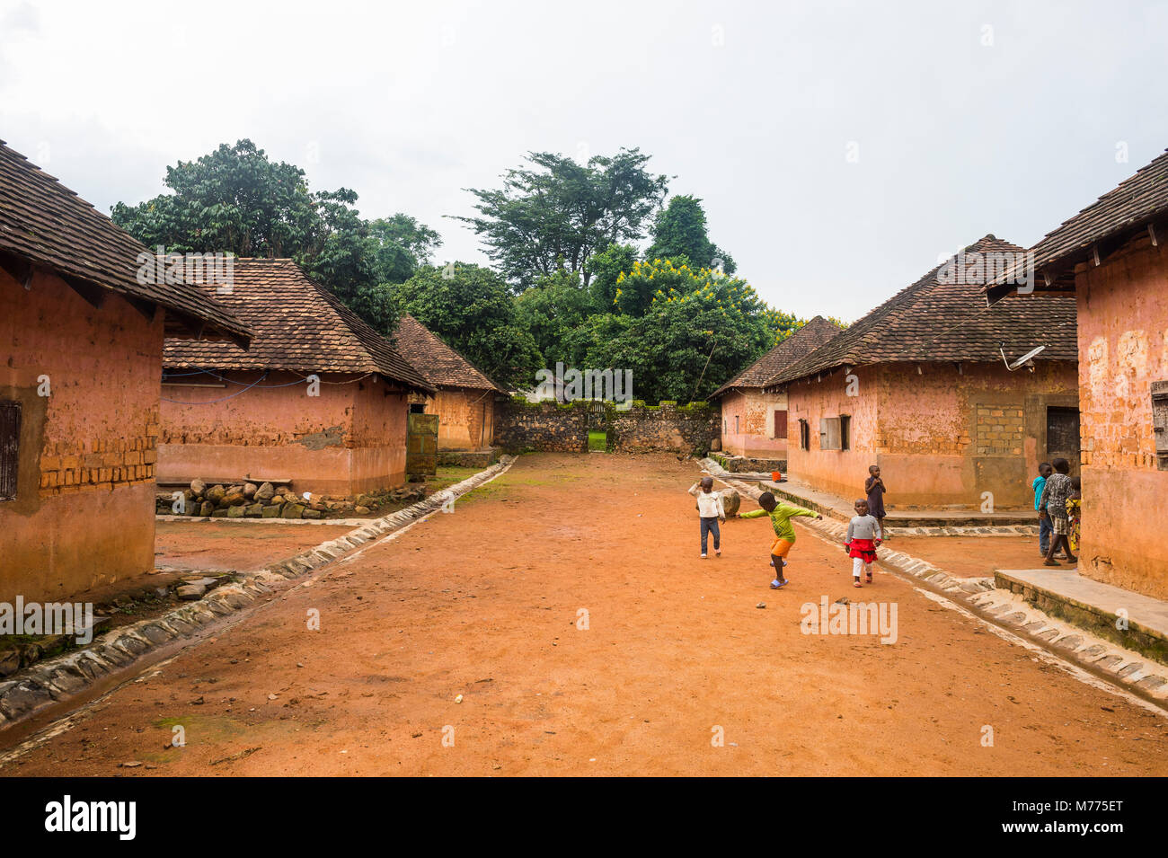 Ist Fon Palace, Bafut, Kamerun, Afrika Stockfoto